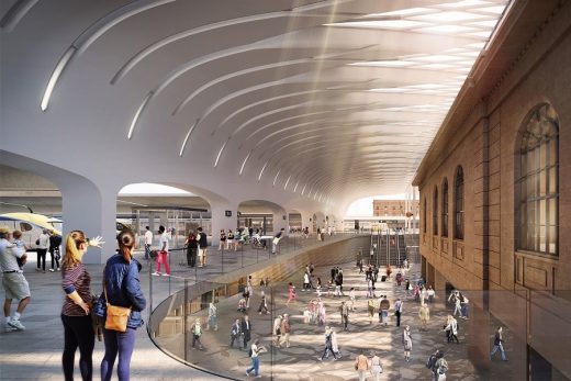 Sydney Central Station building design by John McAslan + Partners