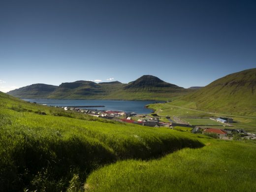 Eysturkommuna Town Hall on the Faroe Islands