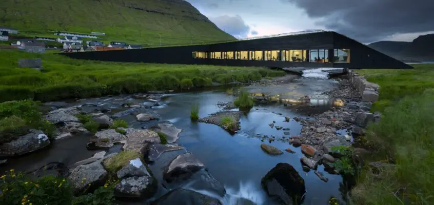 Eysturkommuna Town Hall on Faroe Islands