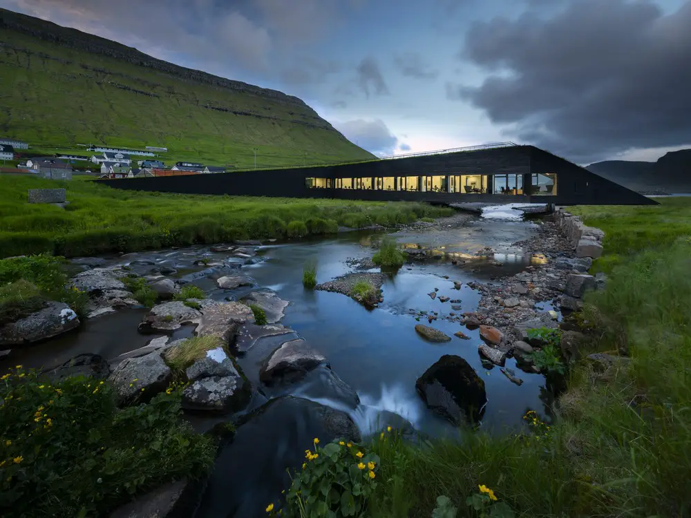 Eysturkommuna Town Hall on the Faroe Islands