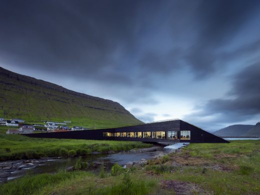 Eysturkommuna Town Hall on the Faroe Islands