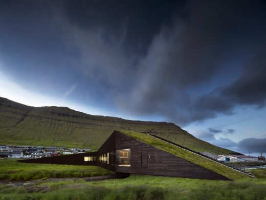 Eysturkommuna Town Hall on the Faroe Islands