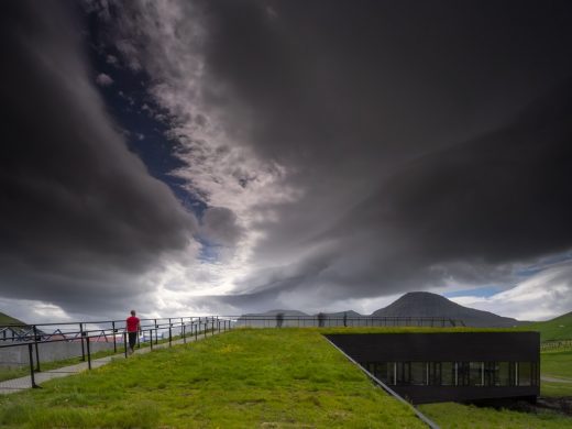 Eysturkommuna Town Hall on the Faroe Islands