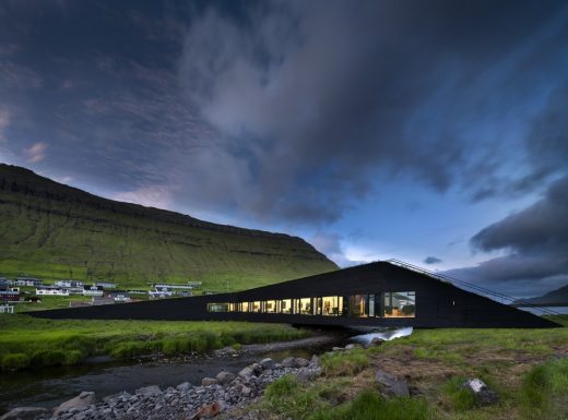 Eysturkommuna Town Hall on the Faroe Islands