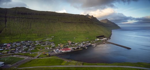 Eysturkommuna Town Hall on the Faroe Islands