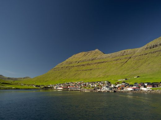 Eysturkommuna Town Hall on the Faroe Islands