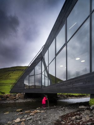 Eysturkommuna Town Hall on the Faroe Islands