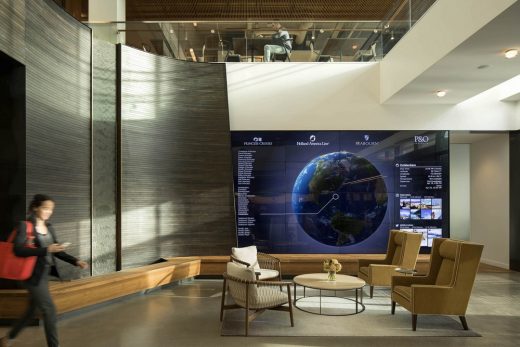 Holland America Group Headquarters in Seattle building interior
