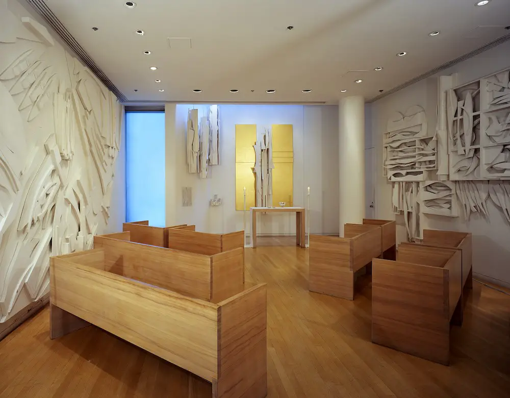 Interior of Nevelson Chapel at Saint Peter’s Church, New York City