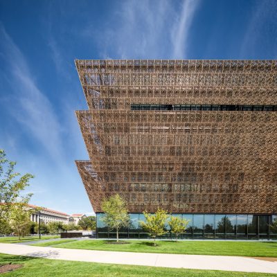 Smithsonian Institution National Museum of African American History and Culture building by David Adjaye architect