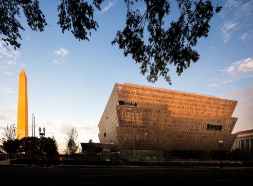 Smithsonian Institution National Museum of African American History and Culture building by David Adjaye architect