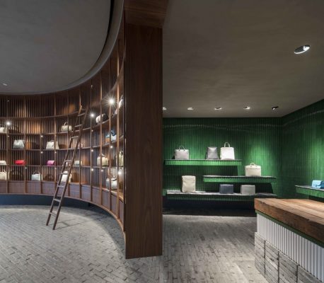 The Library Valextra Flagship Store in Chengdu