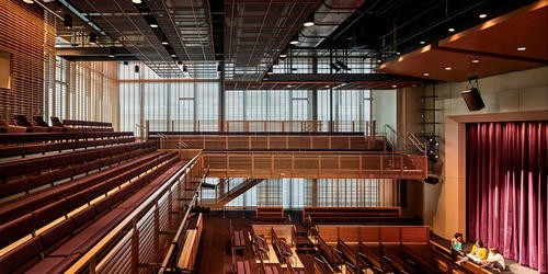 The Winsor School, Lubin O'Donnell Center for Performing Arts and Wellness building