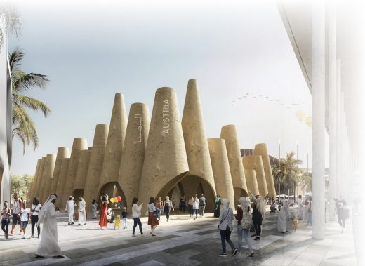 2020 Expo Dubai Austrian Pavilion building by querkraft