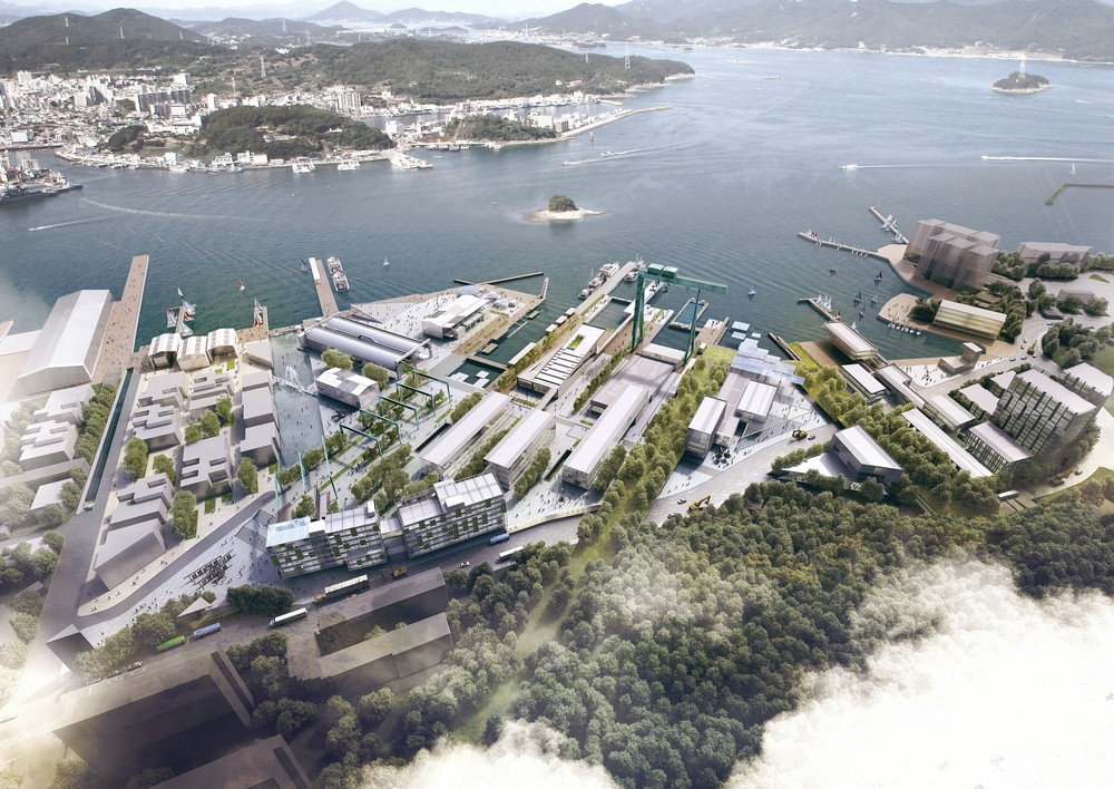 Camp Mare Tongyeong Dockyard Regeneration project design