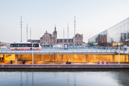 Delft City Hall and Train Station building by Mecanoo architecten
