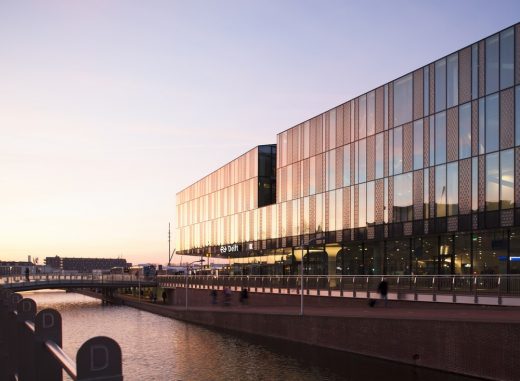 Delft City Hall and Train Station building by Mecanoo architecten