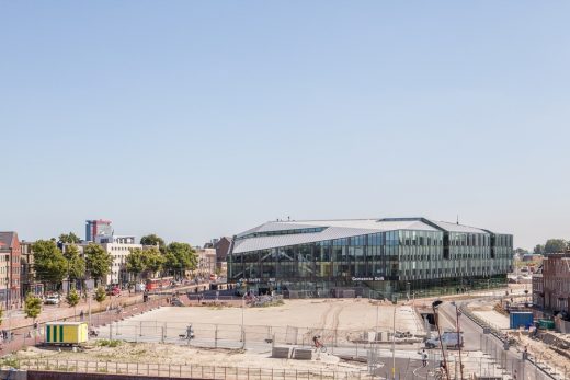 Delft City Hall and Train Station building by Mecanoo architecten