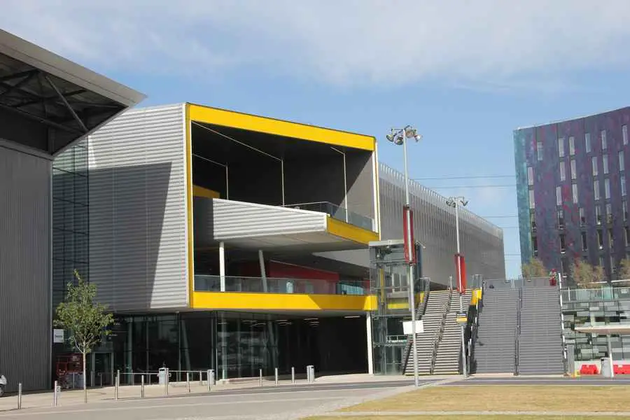 London ExCeL building facade