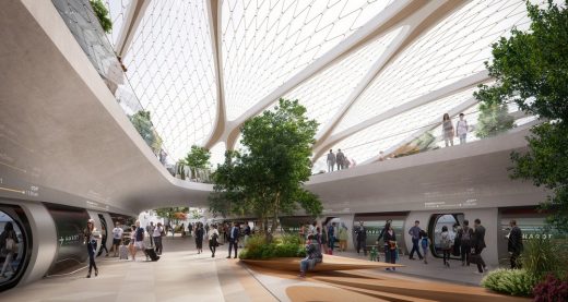 Hardt Hyperloop station building by UNStudio