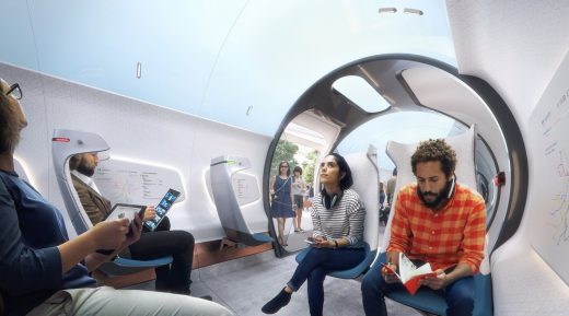 Hardt Hyperloop design by UNStudio