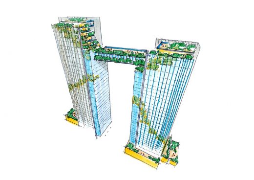 Huabang International Centre Pazhou building design