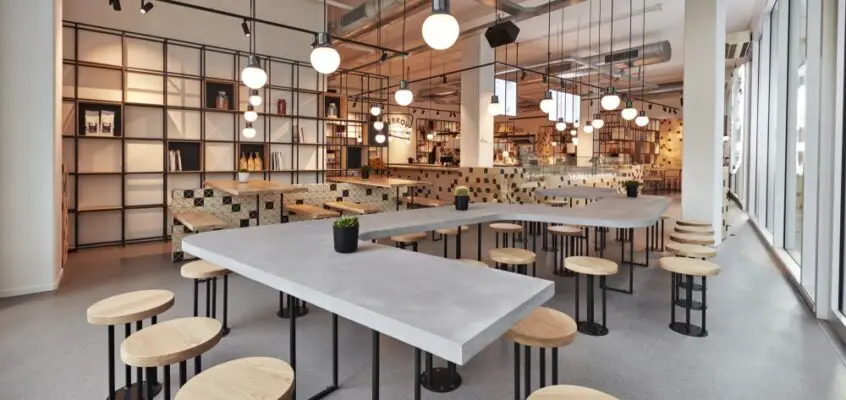 Lebkov & Sons Café in Amsterdam Interior