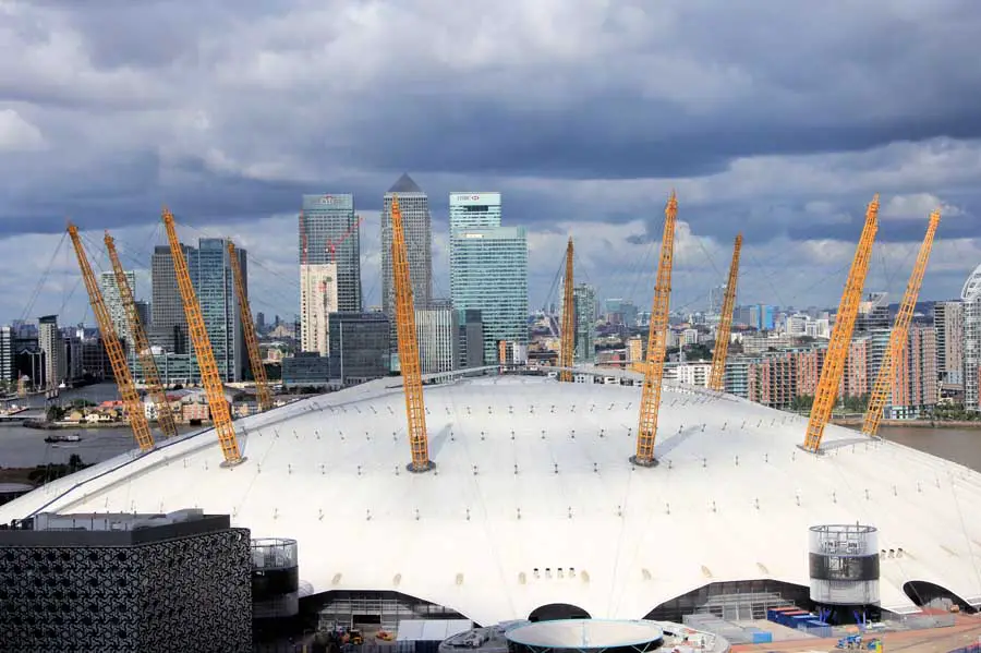 London O2 Arena entertainment venue Greenwich