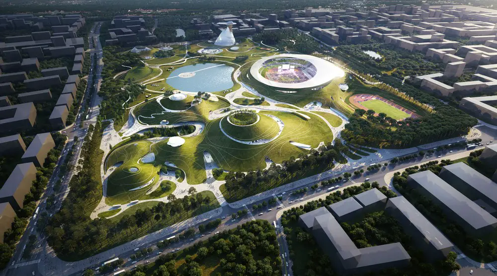 Quzhou Sports Campus in Zhejiang Province