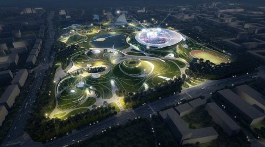 Quzhou Sports Campus in Zhejiang Province