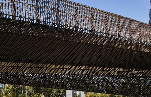 Tanderrum Pedestrian Bridge in Melbourne