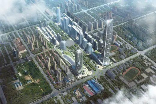 Tianshan Gate of the World, Shijiazhuang skyscraper design