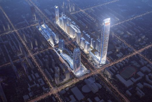 Tianshan Gate of the World, Shijiazhuang skyscraper building