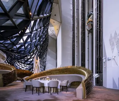 Unique Dining Pods for Morpheus Hotel in Macau