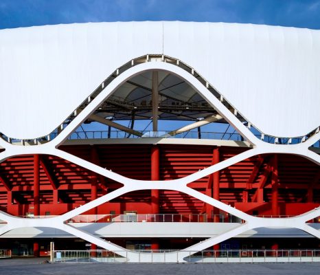 Zaozhuang Stadium in the Shandong Province