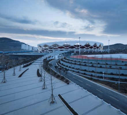 Zaozhuang Stadium in the Shandong Province