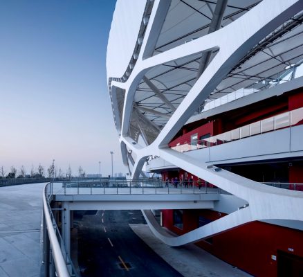 Zaozhuang Stadium in the Shandong Province