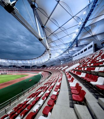 Zaozhuang Stadium in the Shandong Province