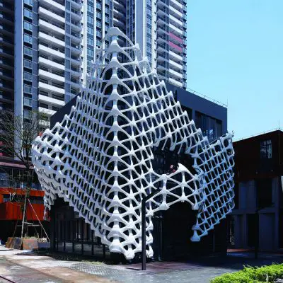 Arachne 3D Printed Building Facade in China