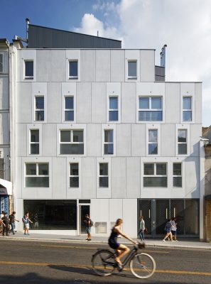 Belleville Social Housing and Shop in Paris