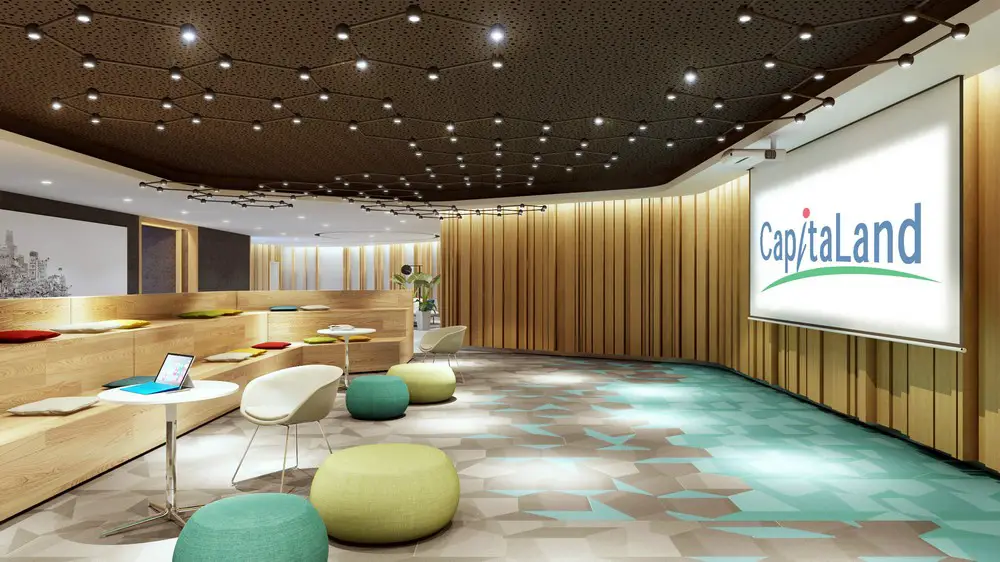 Capitaland Office of the Future Singapore interior design