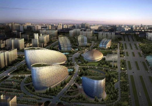 Chengdu Technology and Science Enterprising Centre building in China by Paul Andreu Architect