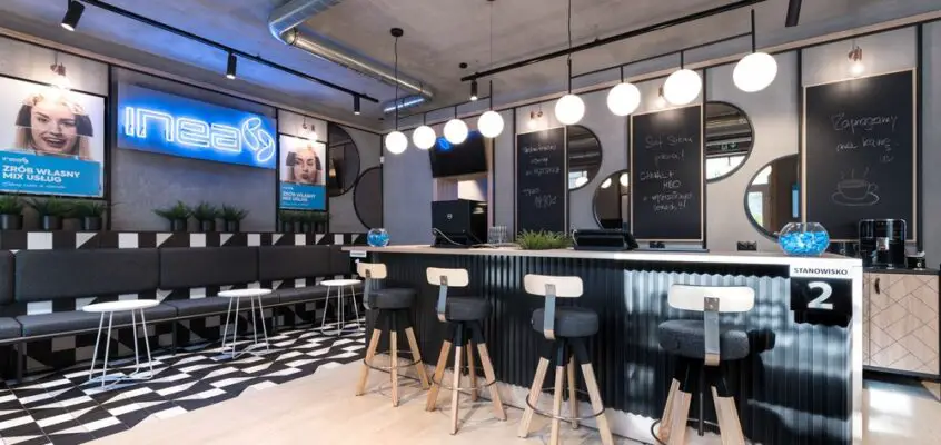 INEA salon in Poznań, Poland Interior
