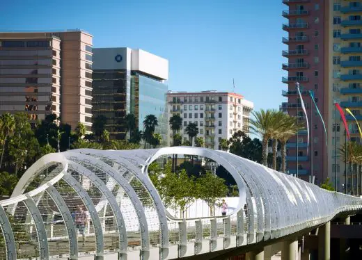 Long Beach Rainbow Bridge in California