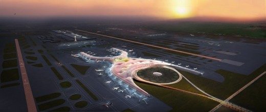 Mexico City New International Airport building design by Foster + Partners and FR-EE Fernando Romero