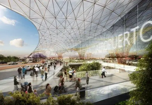 Mexico City New International Airport building by Foster + Partners and FR-EE Fernando Romero