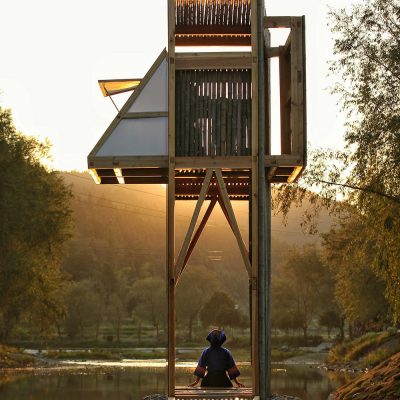 Mirrored Sight Shelter, Longli, Guizhou