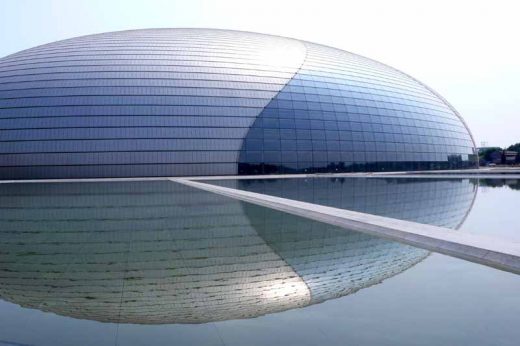 National Grand Theater of China building by Paul Andreu Architects