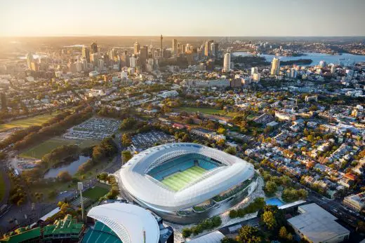 Sydney Football Stadium Moore Park building design