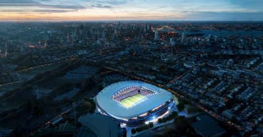 Sydney Football Stadium Moore Park building design